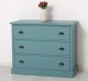 Chest Of 3 Drawers with metal rails - Color_P008 - PAINT