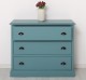 Chest Of 3 Drawers with metal rails - Color_P008 - PAINT