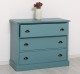 Chest Of 3 Drawers with metal rails - Color_P008 - PAINT