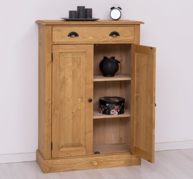 Cabinet with drawer, 2 doors and 1 drawer