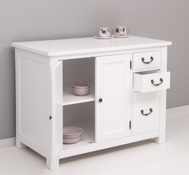 PS240- Kitchen cabinet with 2 doors, 3 drawers