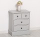 Nightstand with 4 drawers with metal rails - Color_P010 - PAINT