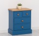 Chest of 2 drawers over 2 drawers, oak top