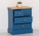 Chest of 2 drawers over 2 drawers, oak top