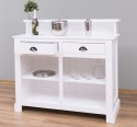 Bar with 2 drawers, 2 open compartments