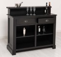 Bar with 2 drawers, 2 open compartments