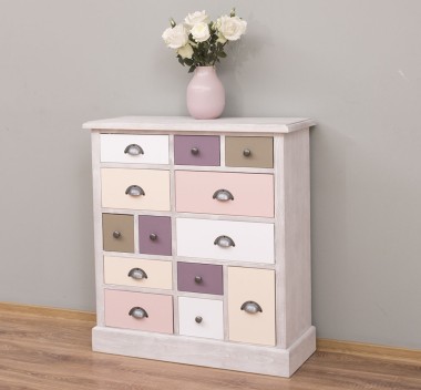 Chest of drawers with 13 drawers