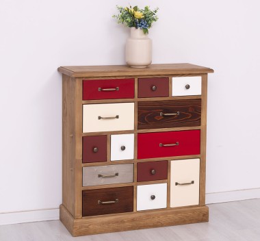 Chest of drawers with 13 drawers