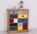 Chest of drawers with 13 drawers