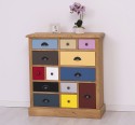 Chest of drawers with 13 drawers