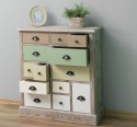 Chest of drawers with 13 drawers