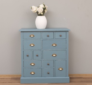 Chest of drawers with 13 drawers