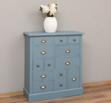 Chest of drawers with 13 drawers