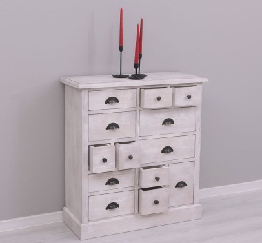 Chest of drawers with 13 drawers