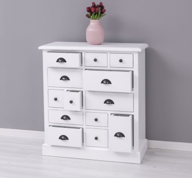 Chest of drawers with 13 drawers