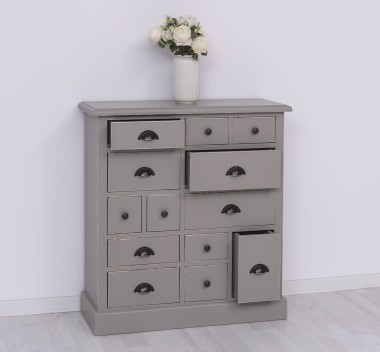 Chest of drawers with 13 drawers