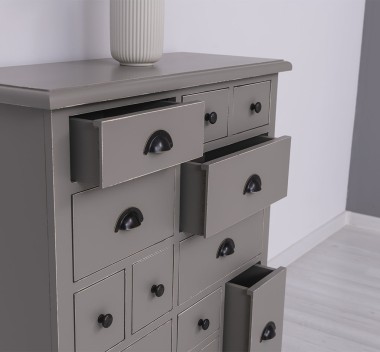 Chest of drawers with 13 drawers