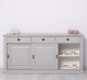 Buffet with 3 sliding doors, 3 drawers, BAS