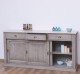 Buffet with 3 sliding doors, 3 drawers, BAS