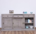 Buffet with 3 sliding doors, 3 drawers, BAS