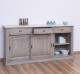 Buffet with 3 sliding doors, 3 drawers, BAS