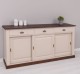 Buffet with 3 sliding doors, 3 drawers, BAS