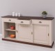 Buffet with 3 sliding doors, 3 drawers, BAS