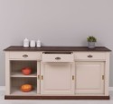 Buffet with 3 sliding doors, 3 drawers, BAS