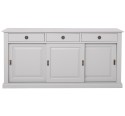 Buffet with 3 sliding doors, 3 drawers, BAS