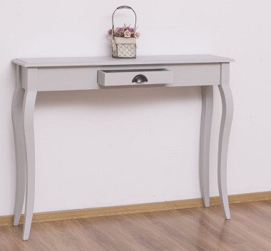 Console with curved legs, 1 drawer