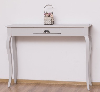 Console with curved legs, 1 drawer