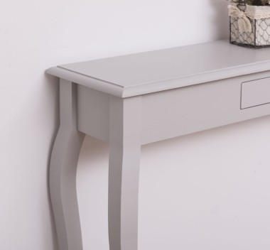 Console with curved legs, 1 drawer