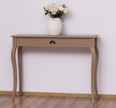 Console with curved legs, 1 drawer