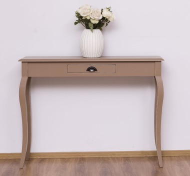 Console with curved legs, 1 drawer