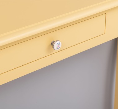 Console with curved legs, 1 drawer