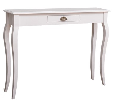 Console with curved legs, 1 drawer