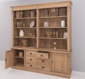 Sideboard 6 drawers, 2 doors BAS + open shelves SUP, oak