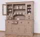 4-door sideboard, 4 drawers + 2 glass doors BAS, 4 drawers, open space SUP