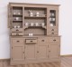 4-door sideboard, 4 drawers + 2 glass doors BAS, 4 drawers, open space SUP