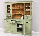 4-door sideboard, 4 drawers + 2 glass doors BAS, 4 drawers, open space SUP