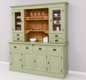 4-door sideboard, 4 drawers + 2 glass doors BAS, 4 drawers, open space SUP