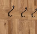 Coat hanger 2 doors oak - P061 - LACQUERED