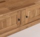 Coat hanger 2 doors oak - P061 - LACQUERED