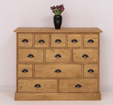 Chest of drawers with 13 drawers