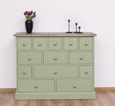 Chest of drawers with 13 drawers