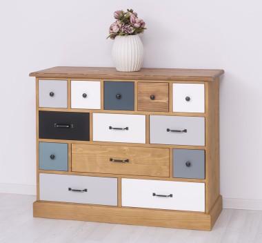 Chest of drawers with 13 drawers