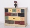 Chest of drawers with 13 drawers