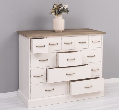 Chest of drawers with 13 drawers