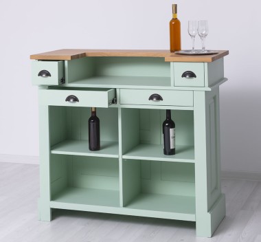 Small cafe furniture 120 oak top