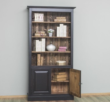 Bookcase with 2 doors